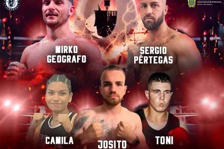 cartel combates boxeo caras boxeadores